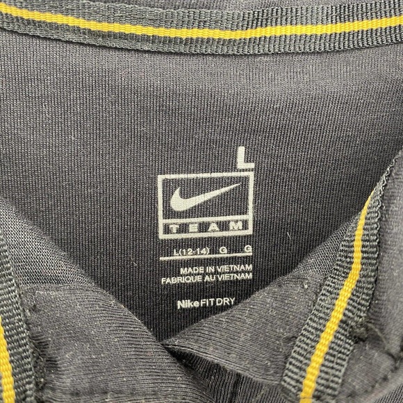 Nike Team Vanderbilt Commodores Logo Polo Shirt (girls L Womens S ) Black DriFit - Picture 4 of 6